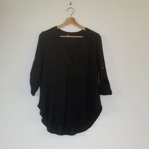 Black flowy blouse by Lush
